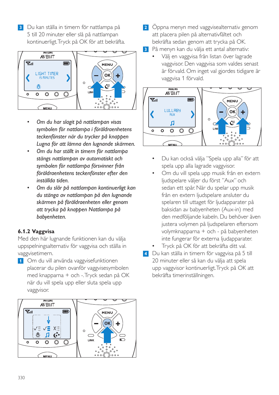 Philips AVENT Écoute-bébé DECT User Manual | Page 330 / 400