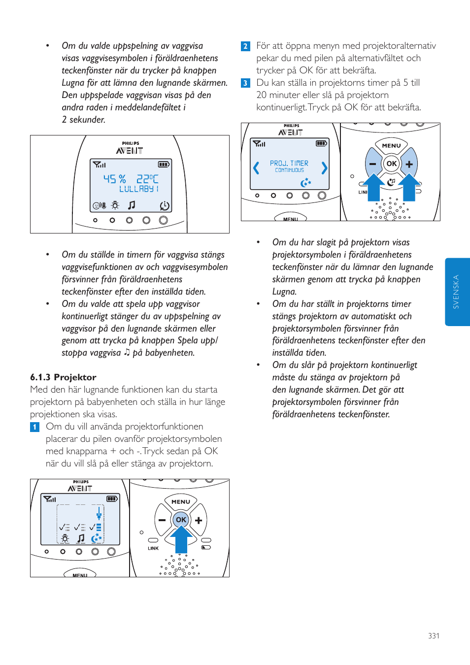 Philips AVENT Écoute-bébé DECT User Manual | Page 331 / 400