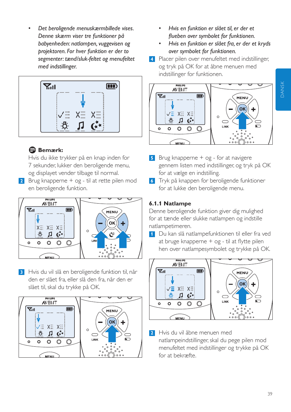 Philips AVENT Écoute-bébé DECT User Manual | Page 39 / 400