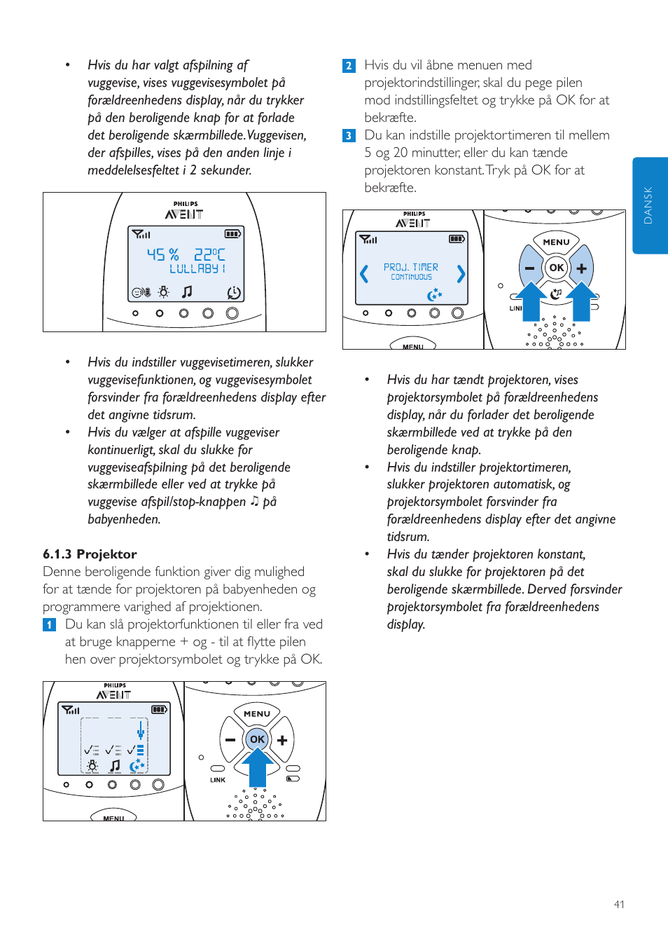 Philips AVENT Écoute-bébé DECT User Manual | Page 41 / 400