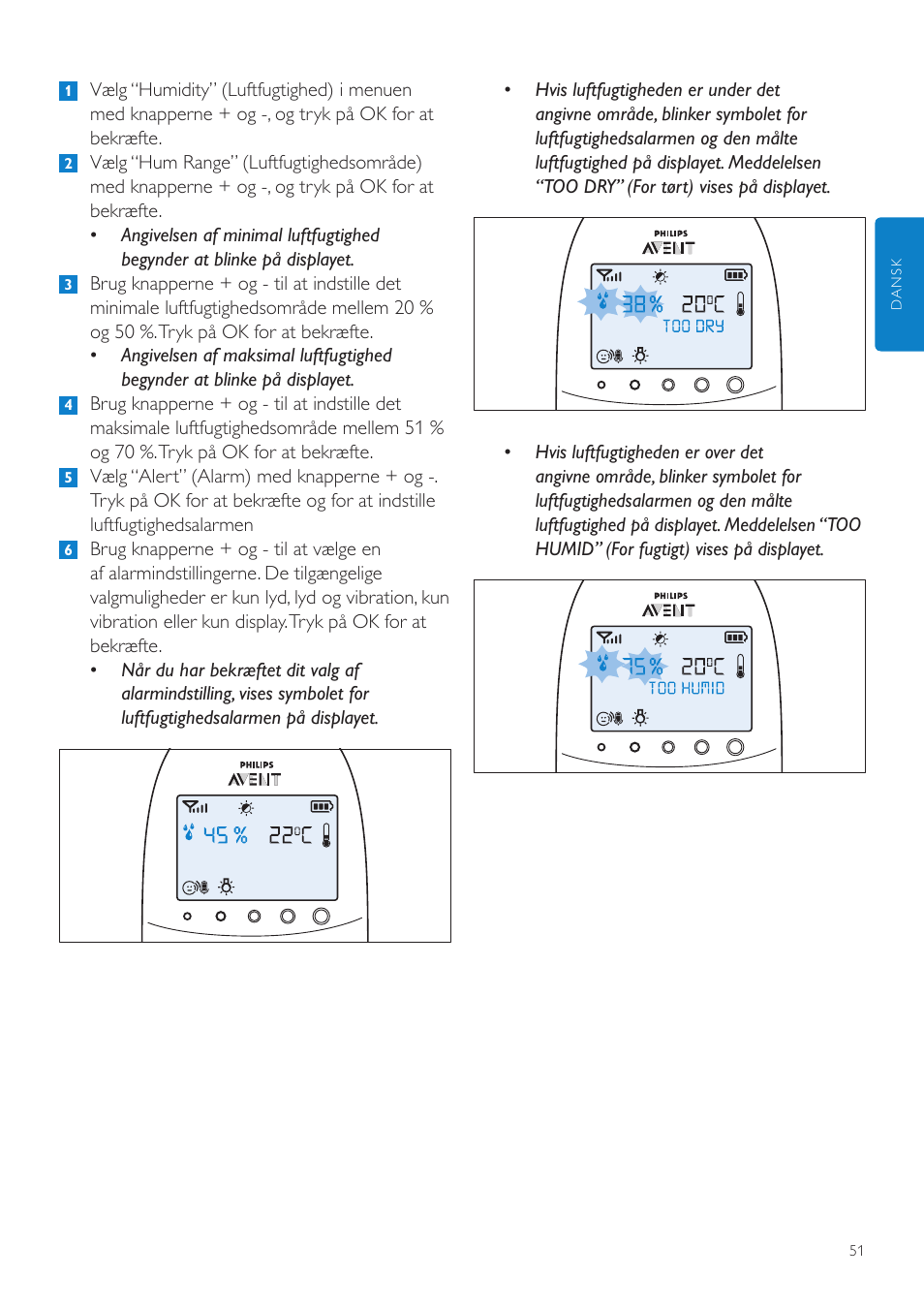 Philips AVENT Écoute-bébé DECT User Manual | Page 51 / 400