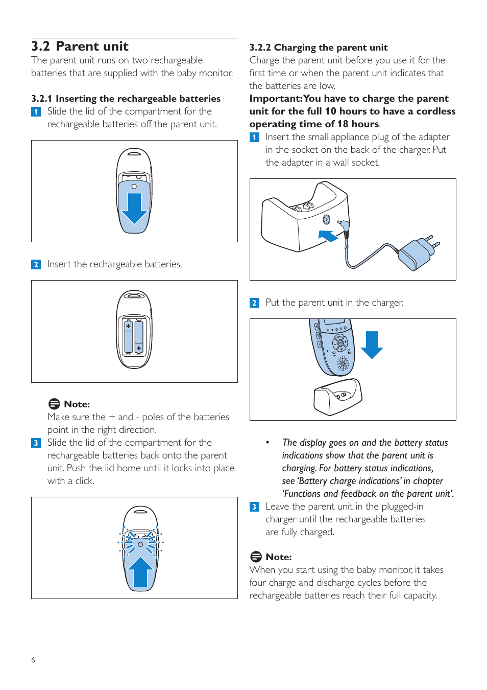 2 parent unit | Philips AVENT Écoute-bébé DECT User Manual | Page 6 / 400