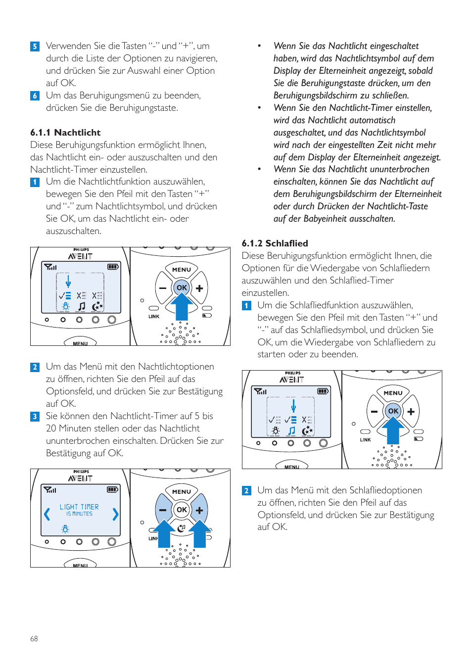 Philips AVENT Écoute-bébé DECT User Manual | Page 68 / 400