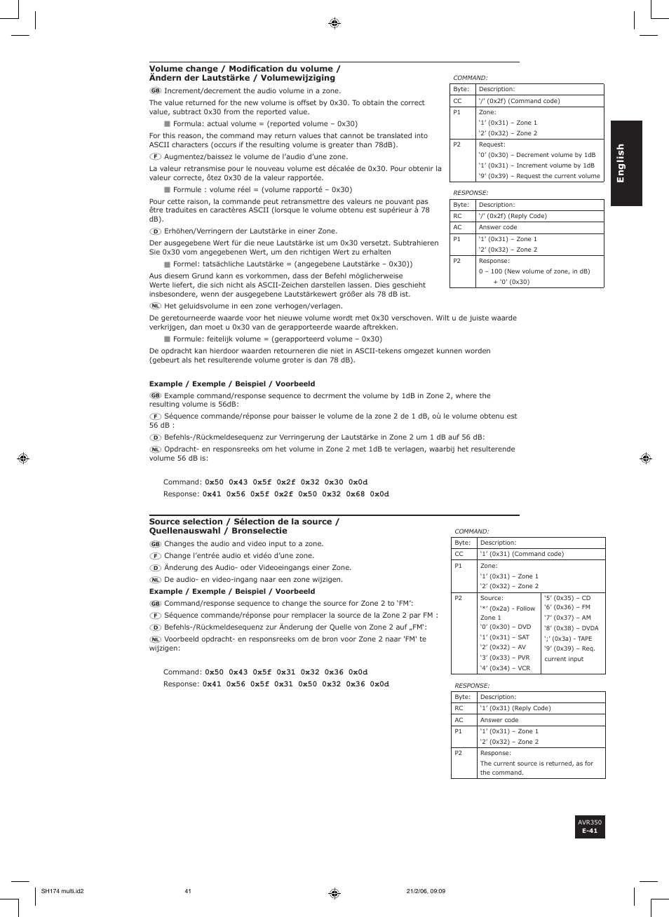 Arcam AVR350 User Manual | Page 41 / 48