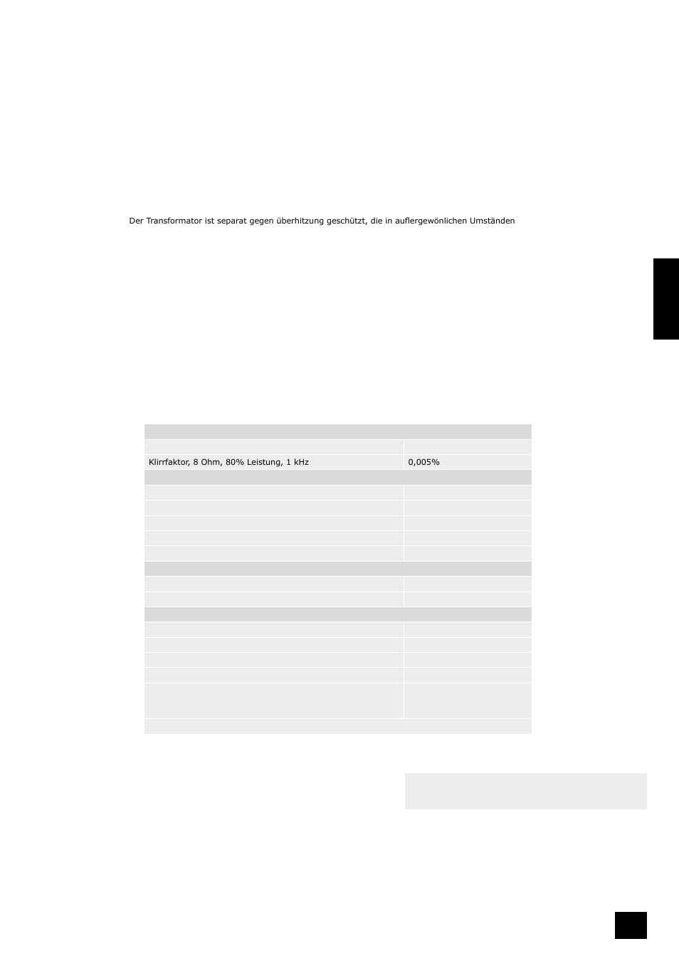 Kundendienst, Technische daten, Unerwarteter tonverlust | Arcam A70 User Manual | Page 35 / 52