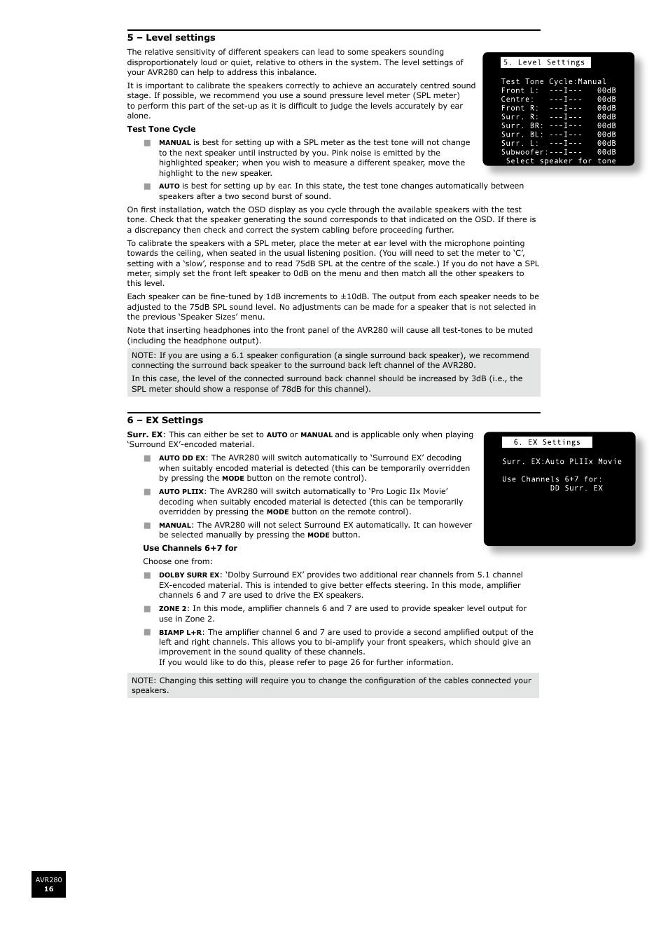 Arcam AVR280 User Manual | Page 16 / 38