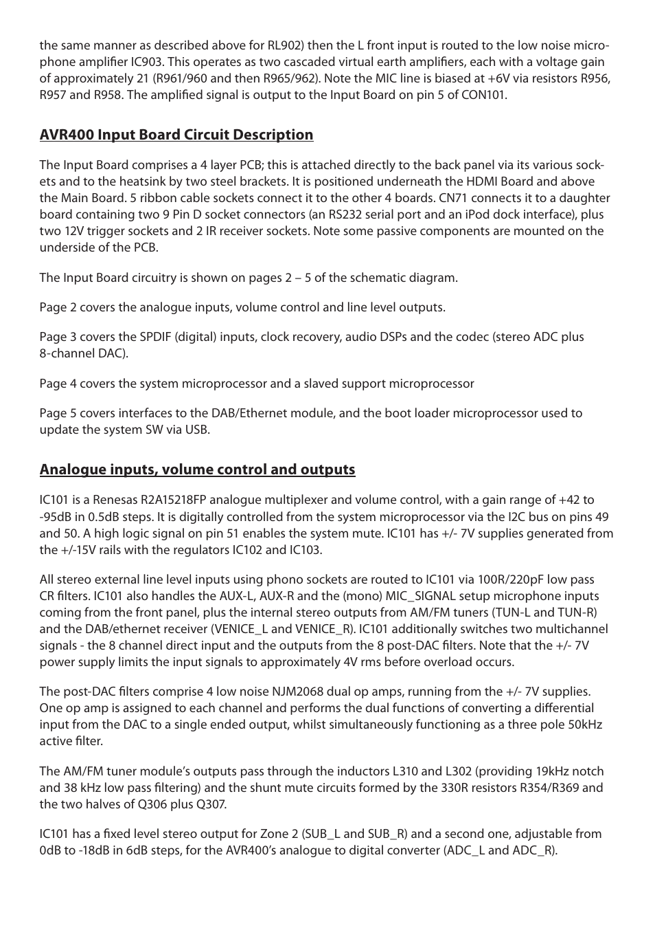 Arcam AVR400 User Manual | Page 11 / 34