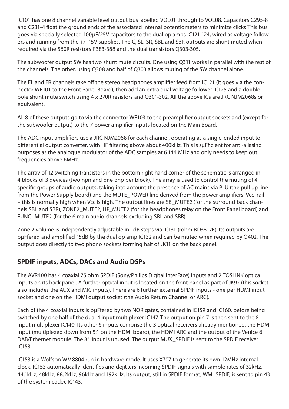 Arcam AVR400 User Manual | Page 12 / 34