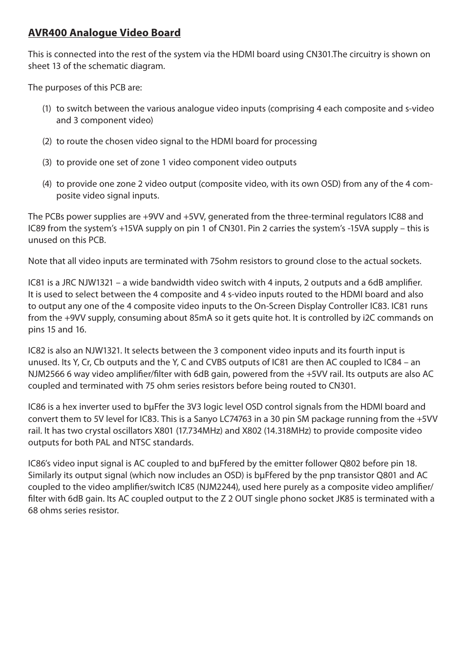 Arcam AVR400 User Manual | Page 19 / 34