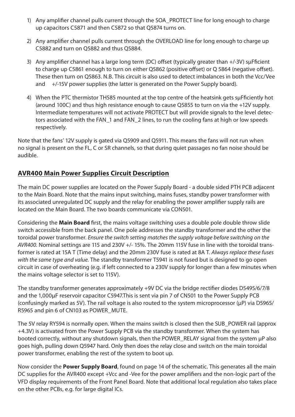 Arcam AVR400 User Manual | Page 8 / 34