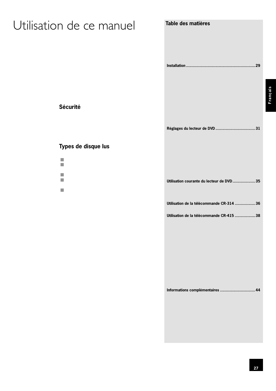 Arcam DV78 User Manual | Page 27 / 100