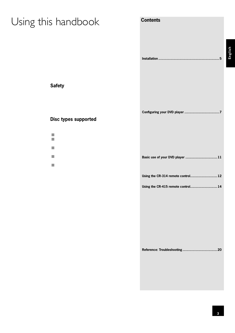 Arcam DV78 User Manual | Page 3 / 100