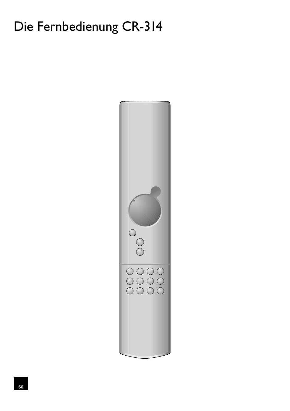 Die fernbedienung cr-314 | Arcam DV78 User Manual | Page 60 / 100