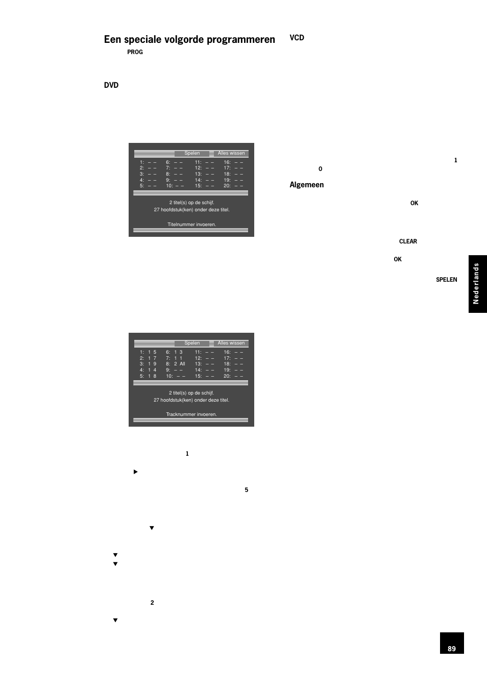 Een speciale volgorde programmeren | Arcam DV78 User Manual | Page 89 / 100