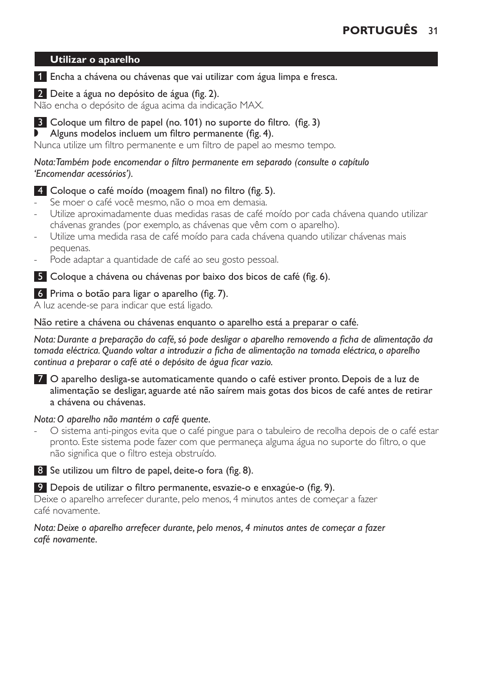 Philips Daily Collection Cafetière une tasse User Manual | Page 31 / 42