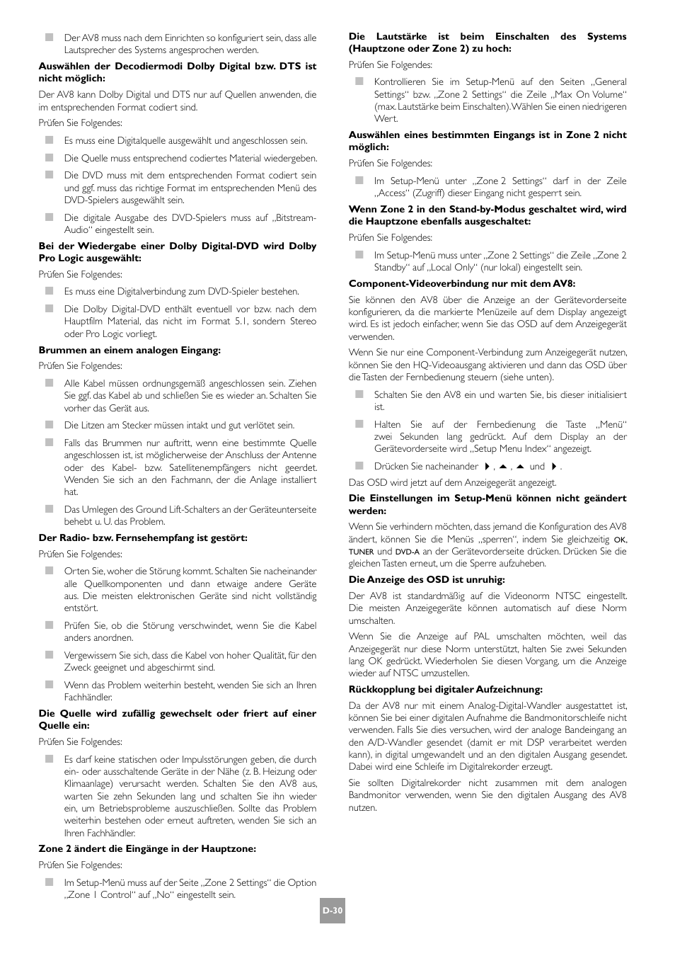 Arcam AV8 User Manual | Page 114 / 176