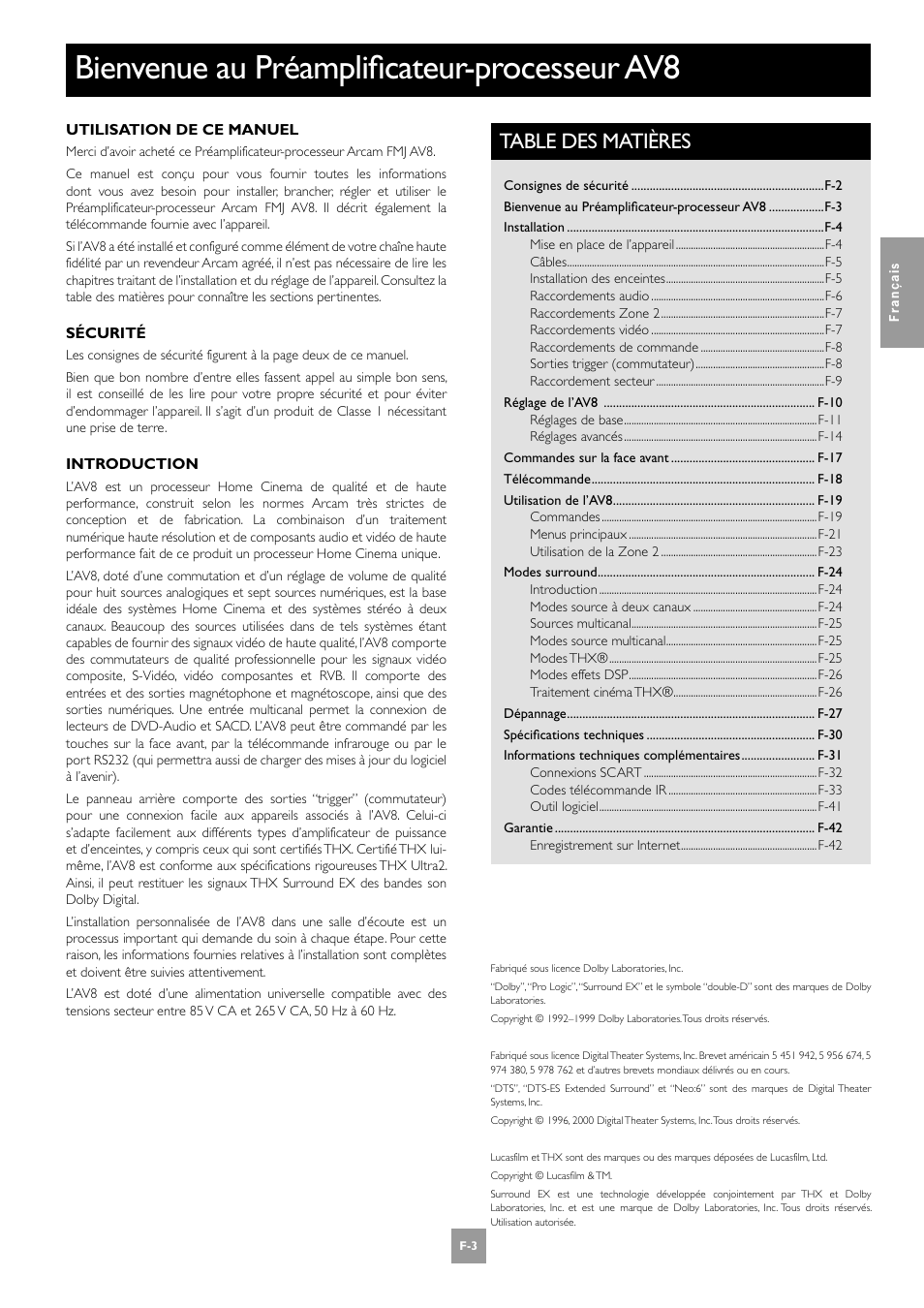 Arcam AV8 User Manual | Page 45 / 176