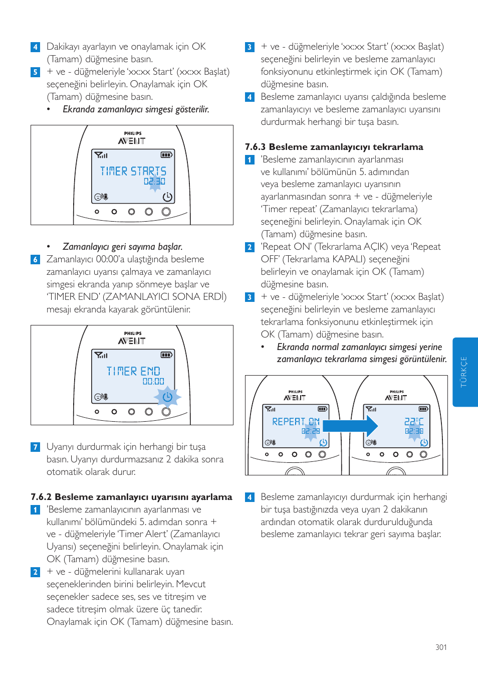 Philips AVENT Écoute-bébé DECT User Manual | Page 301 / 328