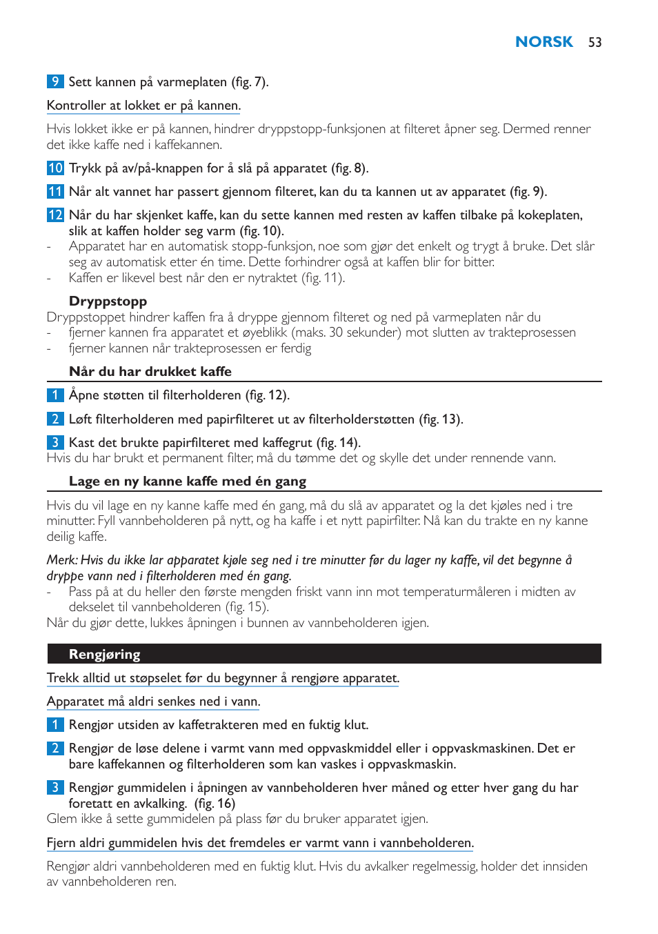 Philips Aluminium Collection Cafetière User Manual | Page 53 / 76