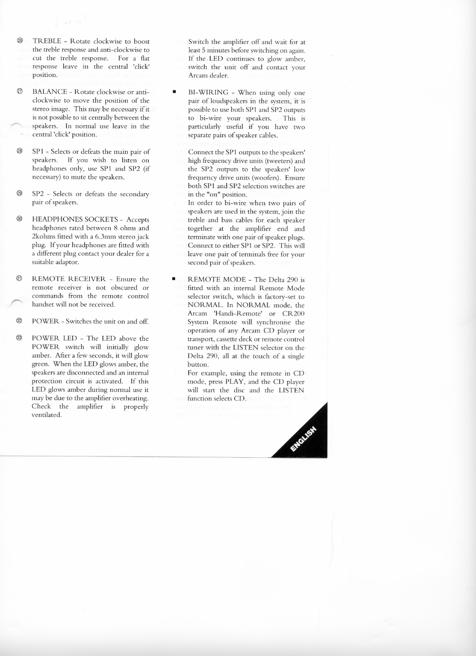 Arcam Delta 290 User Manual | Page 6 / 7