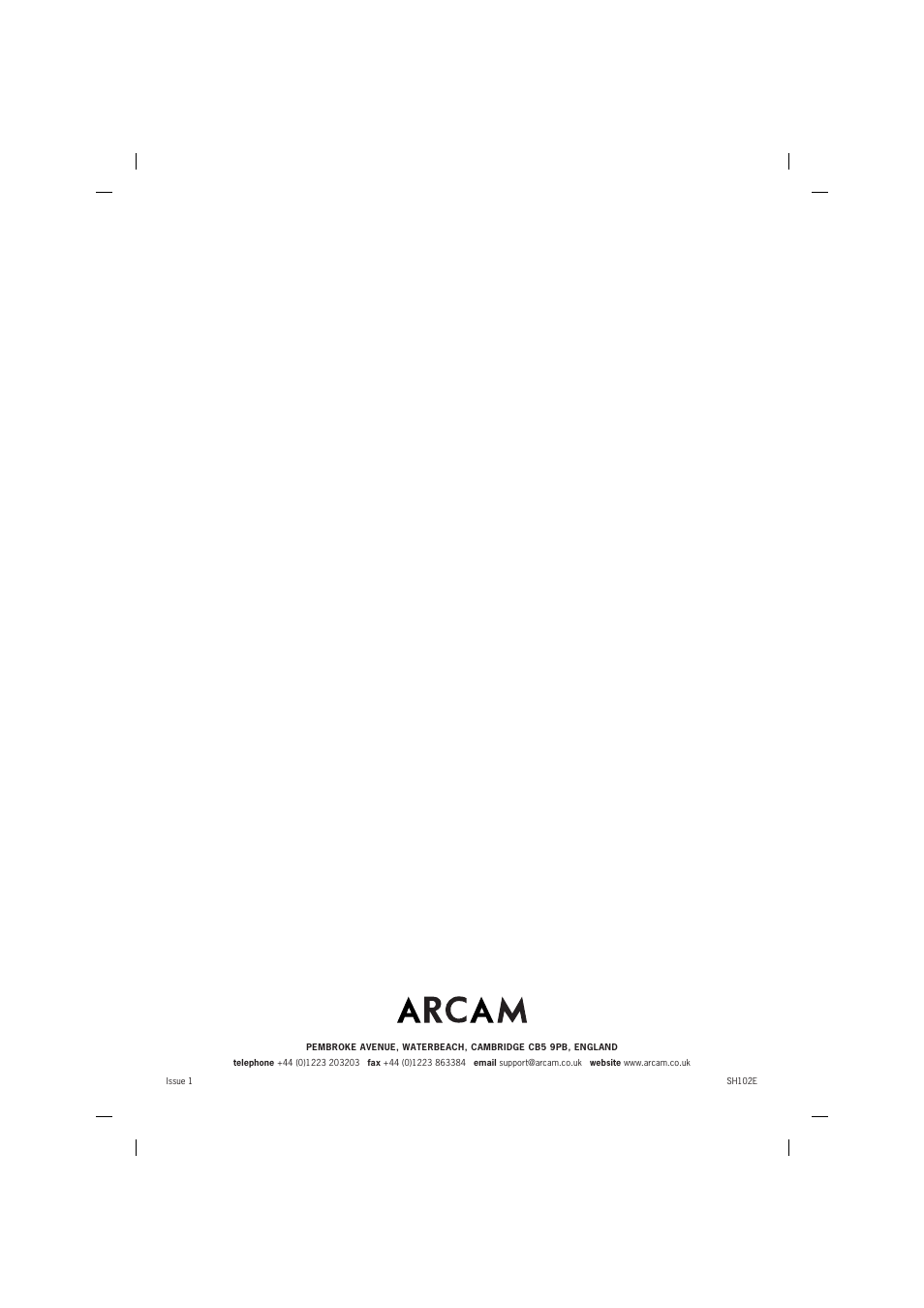 Arcam digital radio tuner DT81 User Manual | Page 12 / 12
