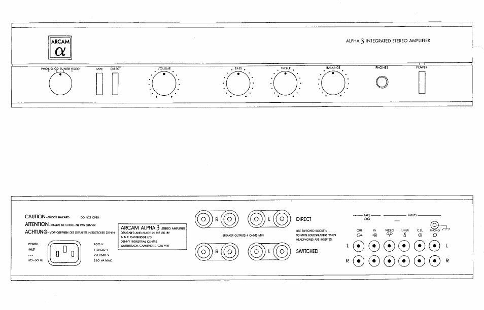 Arcam Alpha 3 User Manual | Page 8 / 9