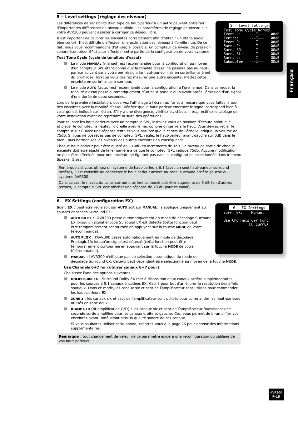 Arcam surround sound receiver AVR300 User Manual | Page 61 / 160