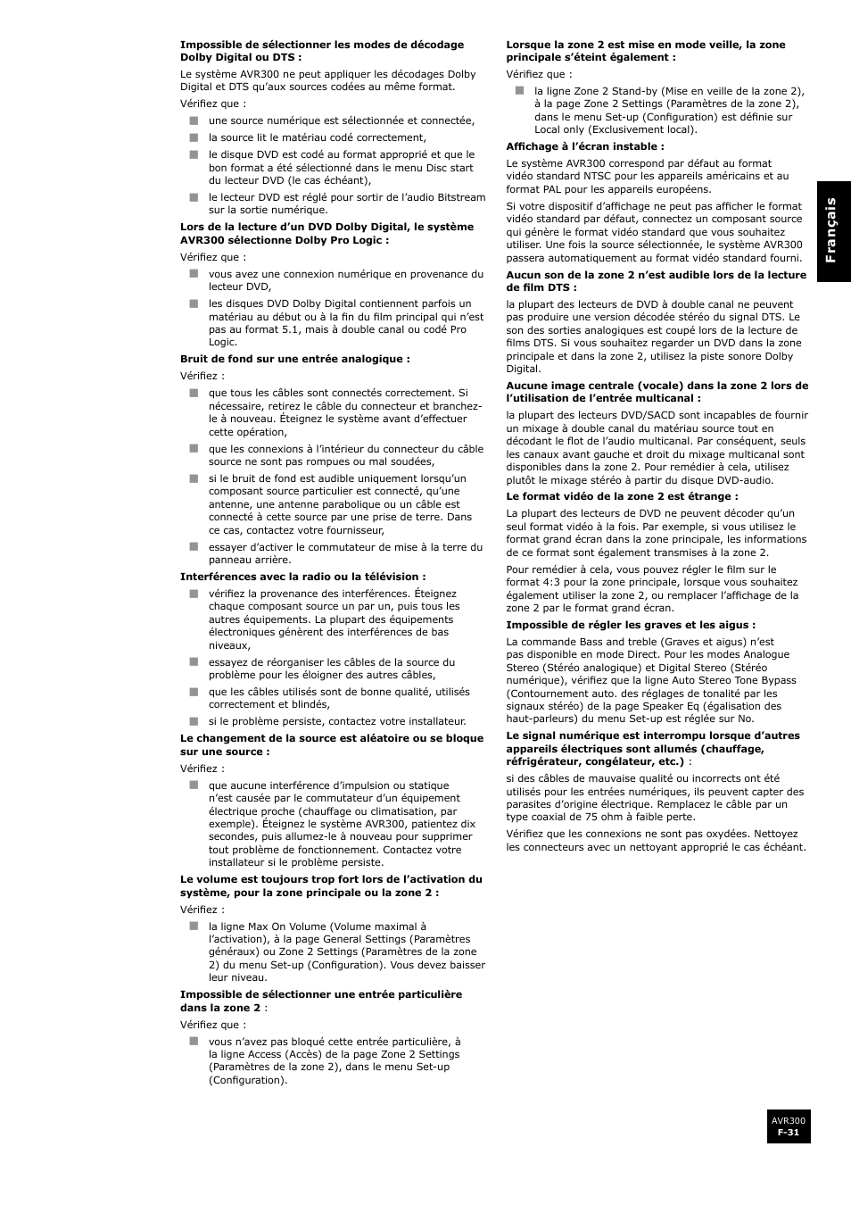 Arcam surround sound receiver AVR300 User Manual | Page 77 / 160