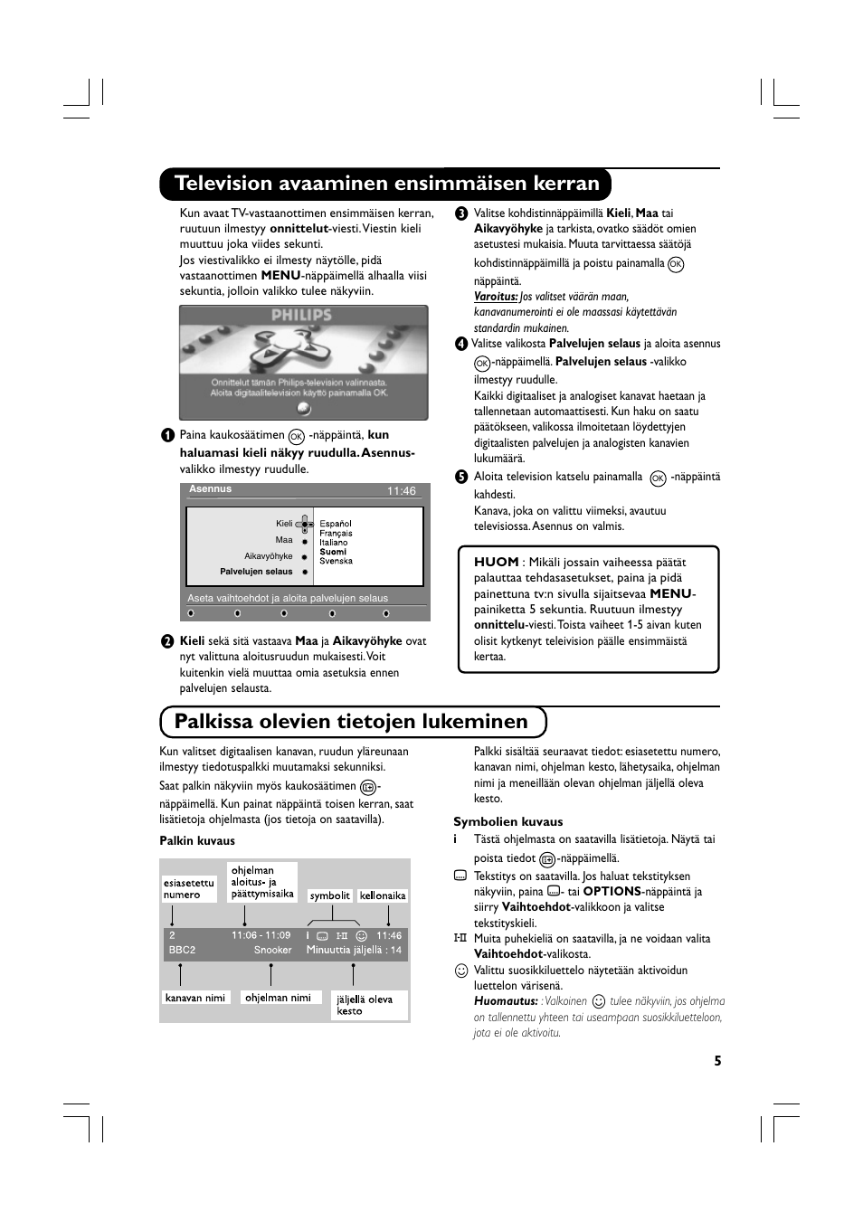 Philips Téléviseur écran plat numérique à écran large User Manual | Page 107 / 144