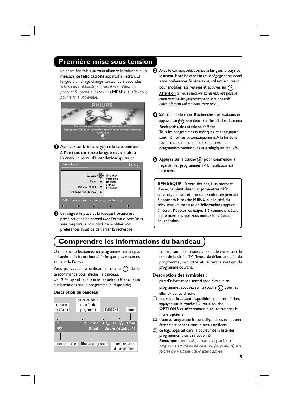 Philips Téléviseur écran plat numérique à écran large User Manual | Page 27 / 144