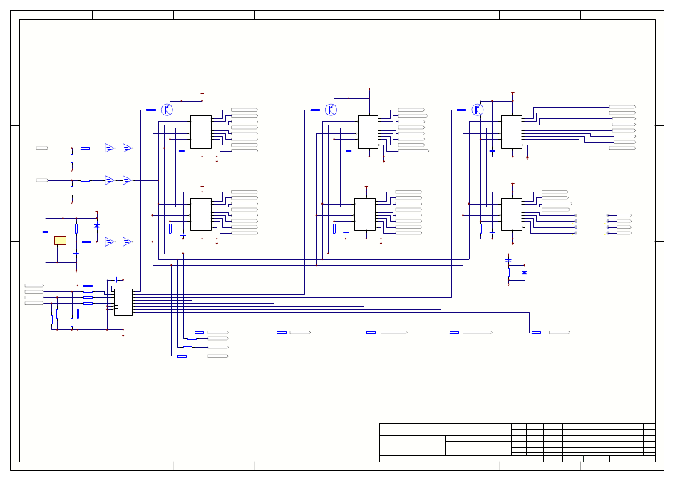 L921ct - av8 audio board control logic circuit | Arcam Preamp Processor AV8 User Manual | Page 101 / 147