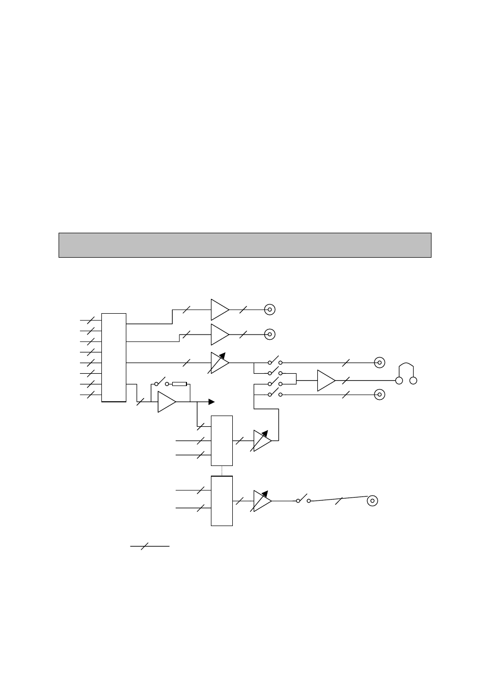 Block diagram, Av8 audio board | Arcam Preamp Processor AV8 User Manual | Page 80 / 147