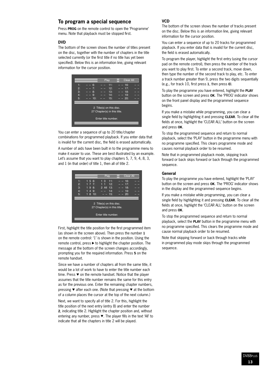 Arcam DV88 User Manual | Page 13 / 20