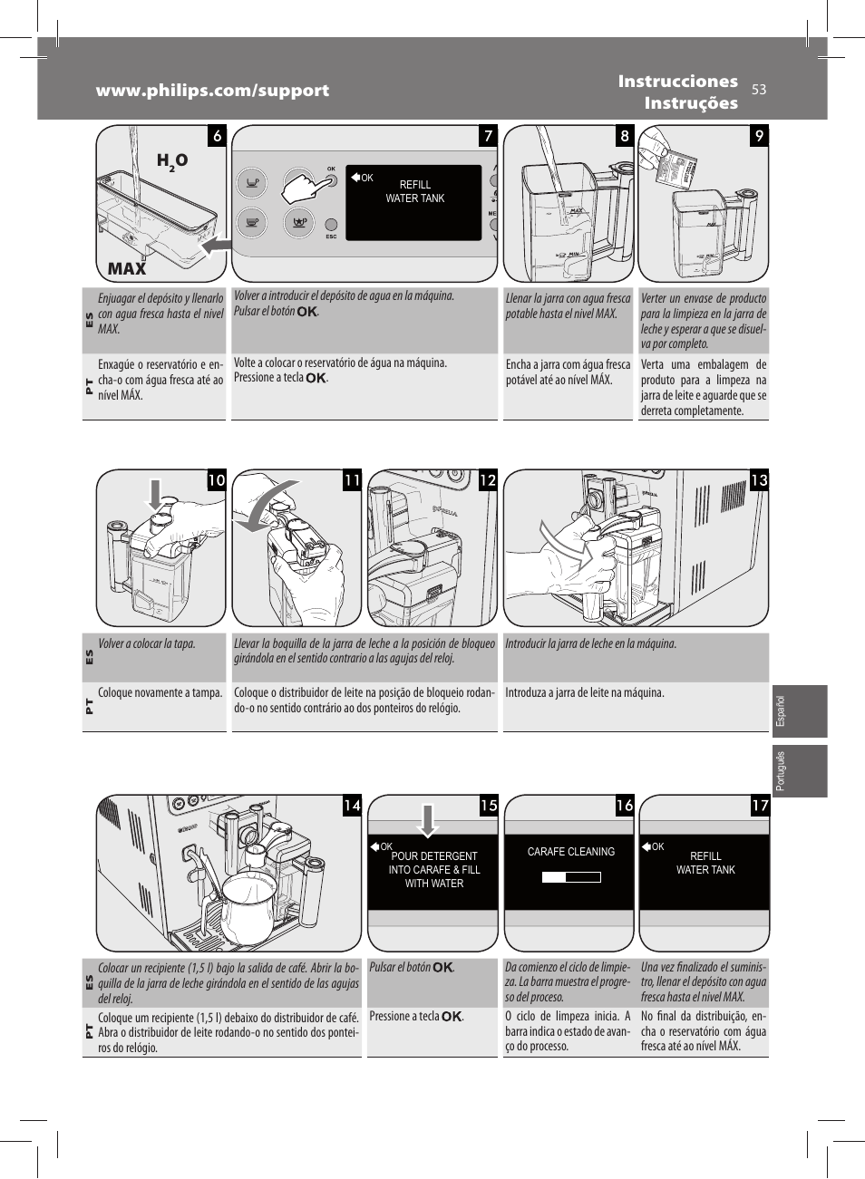 Omax | Philips Saeco Exprelia Evo Machine espresso Super Automatique User Manual | Page 53 / 60