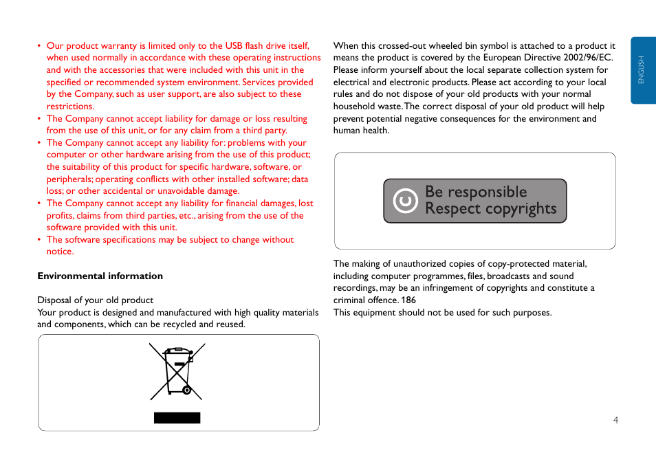 Philips Clé USB User Manual | Page 4 / 10