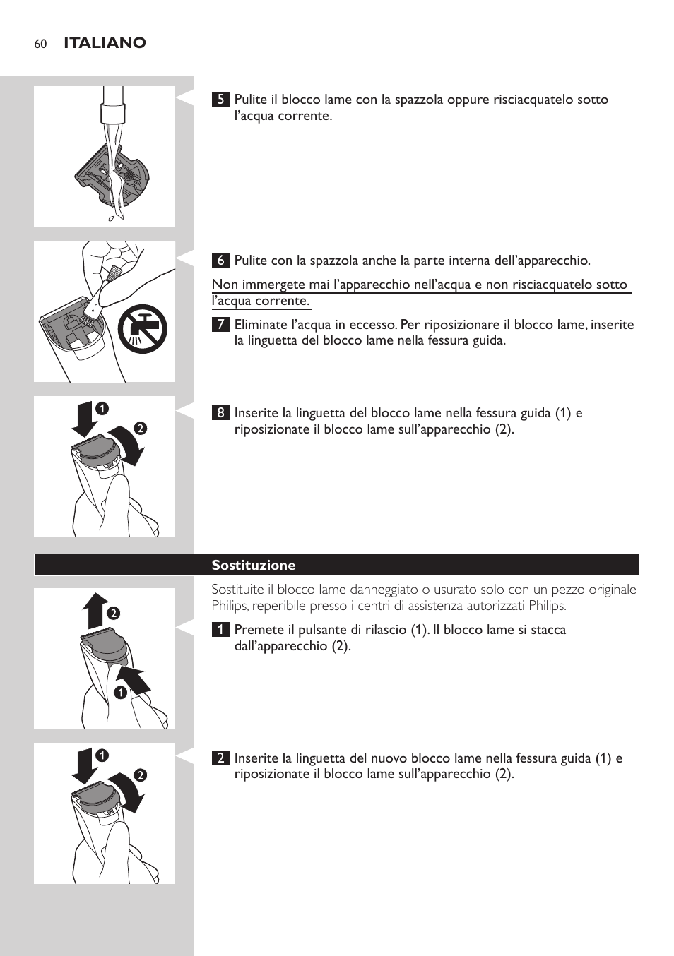 Philips HAIRCLIPPER Series 3000 Tondeuse à cheveux User Manual | Page 60 / 98