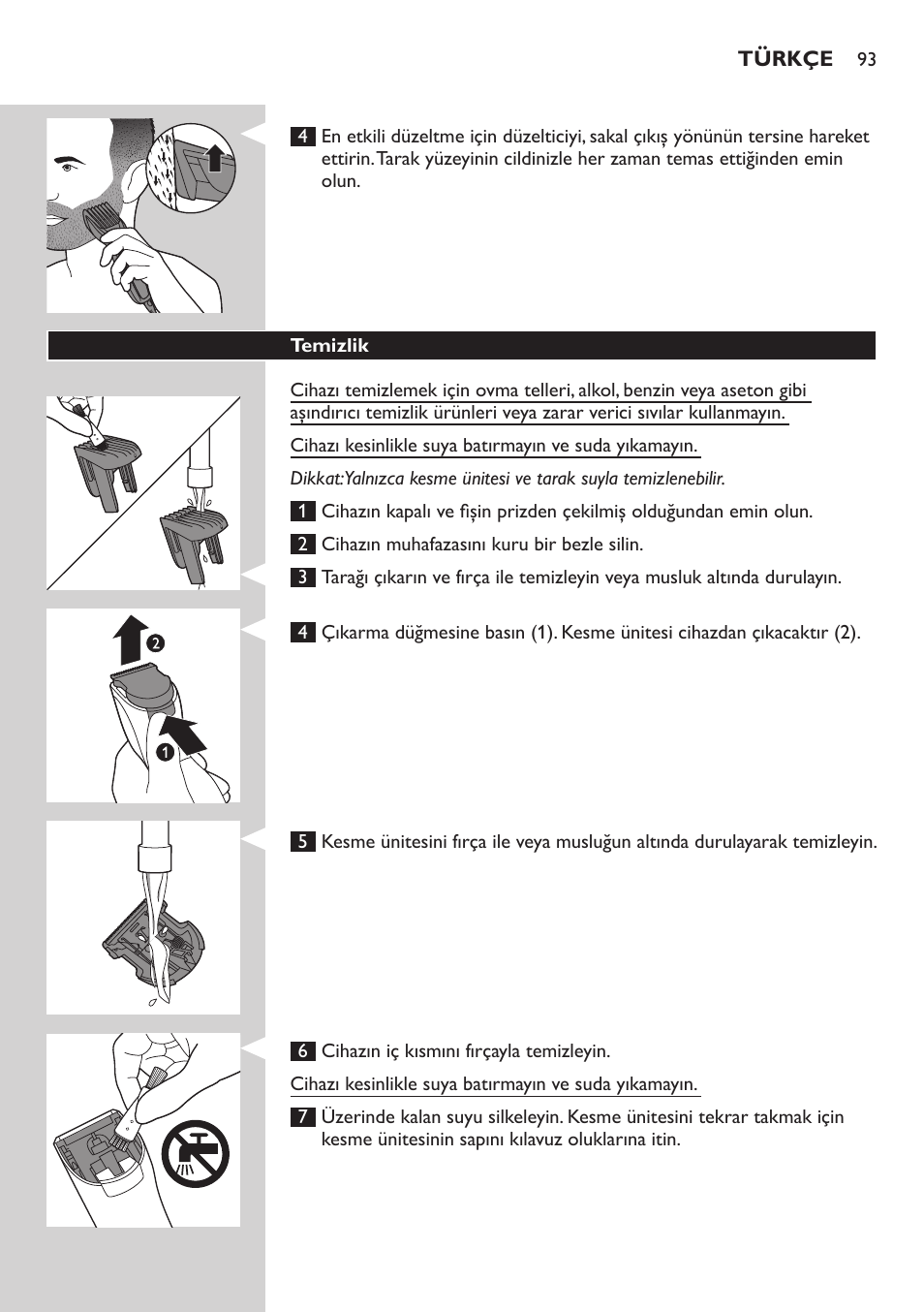 Philips HAIRCLIPPER Series 3000 Tondeuse à cheveux User Manual | Page 93 / 98