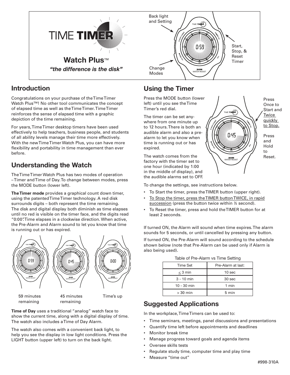 Accusplit Plus AX810TT User Manual | 3 pages