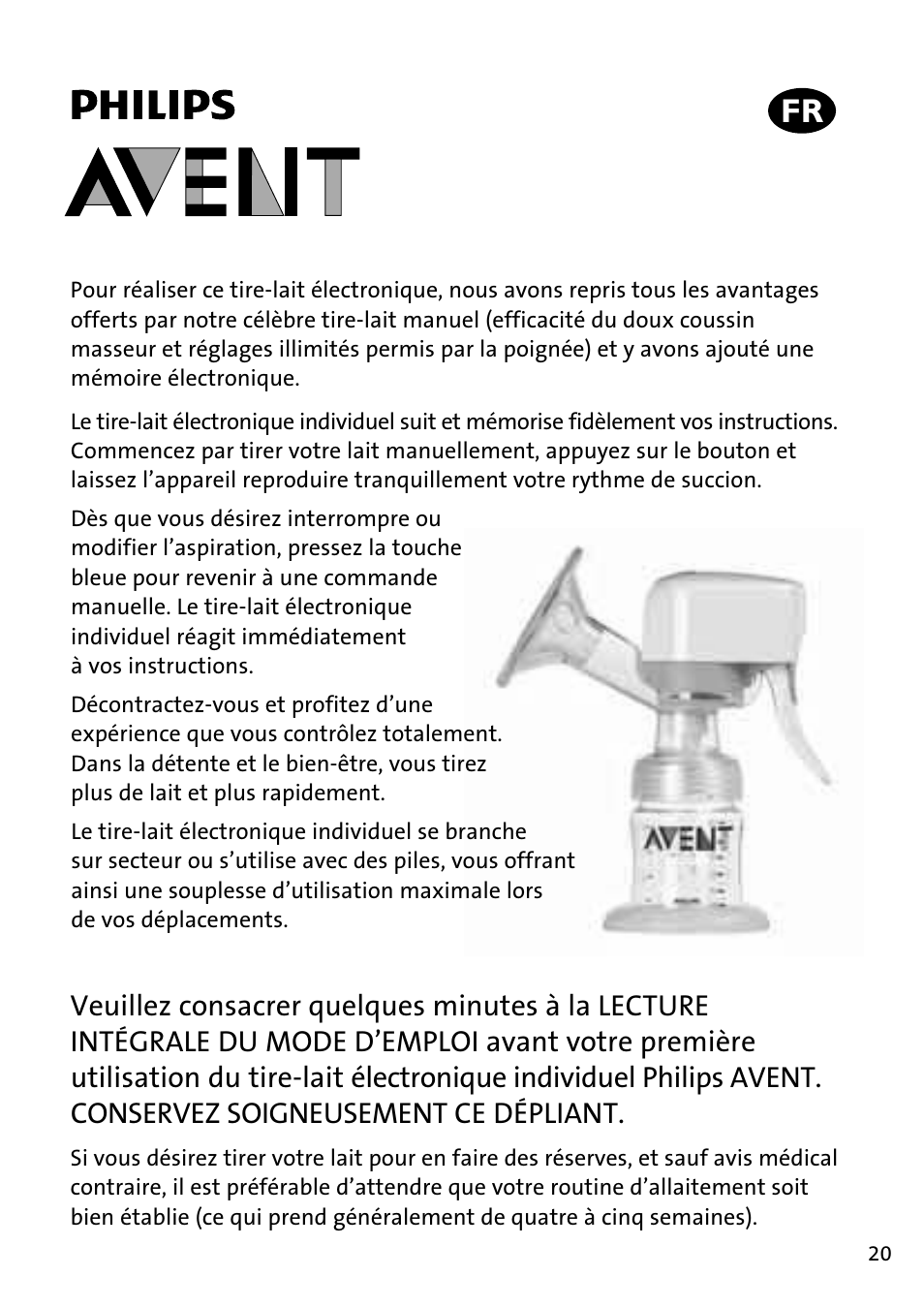 Philips AVENT Tire-lait électronique User Manual | Page 17 / 54