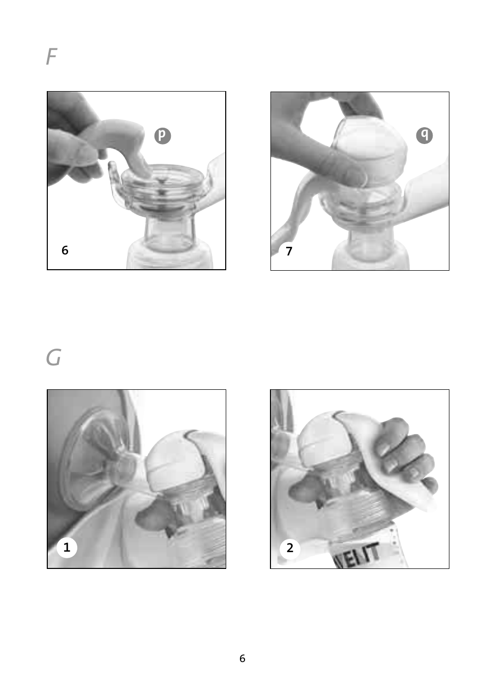Philips AVENT Tire-lait électronique User Manual | Page 3 / 54