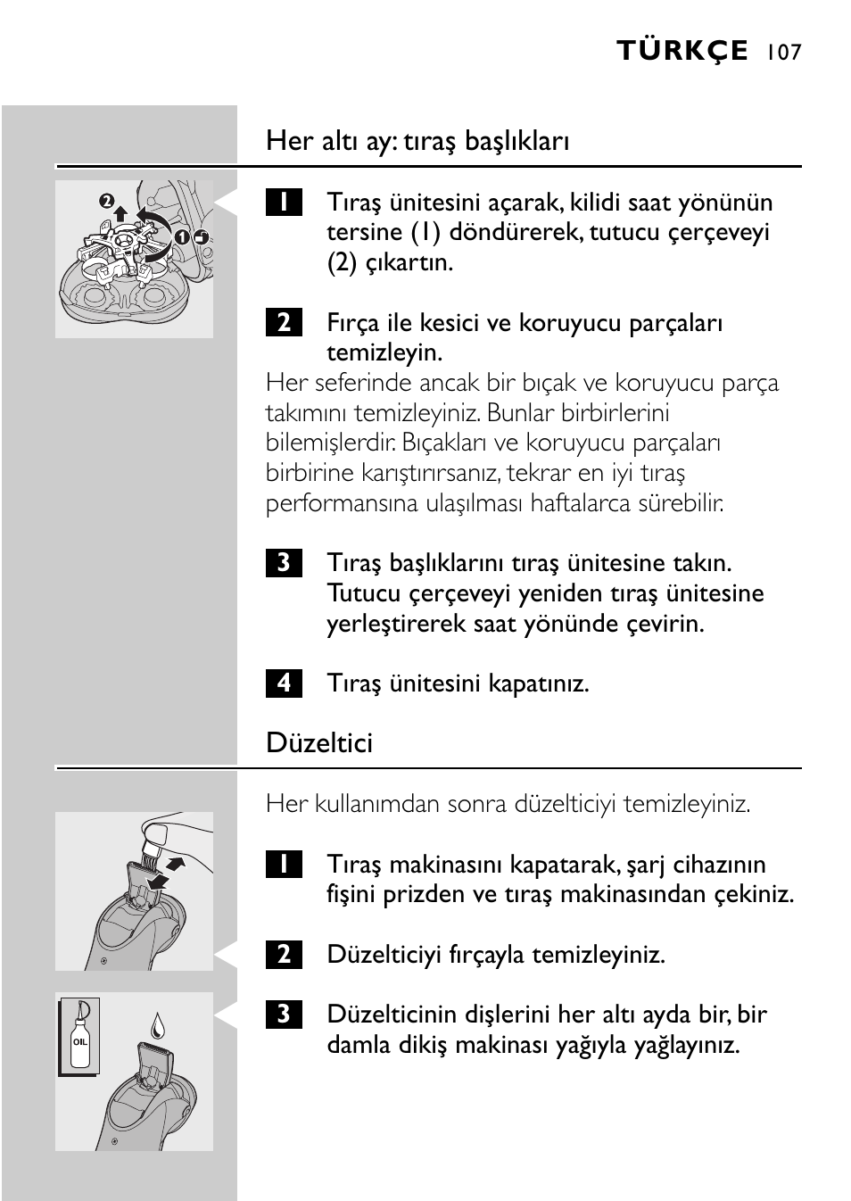 Philips Rasoir électrique User Manual | Page 105 / 112