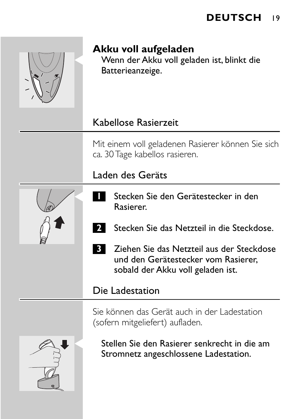 Philips Rasoir électrique User Manual | Page 17 / 112