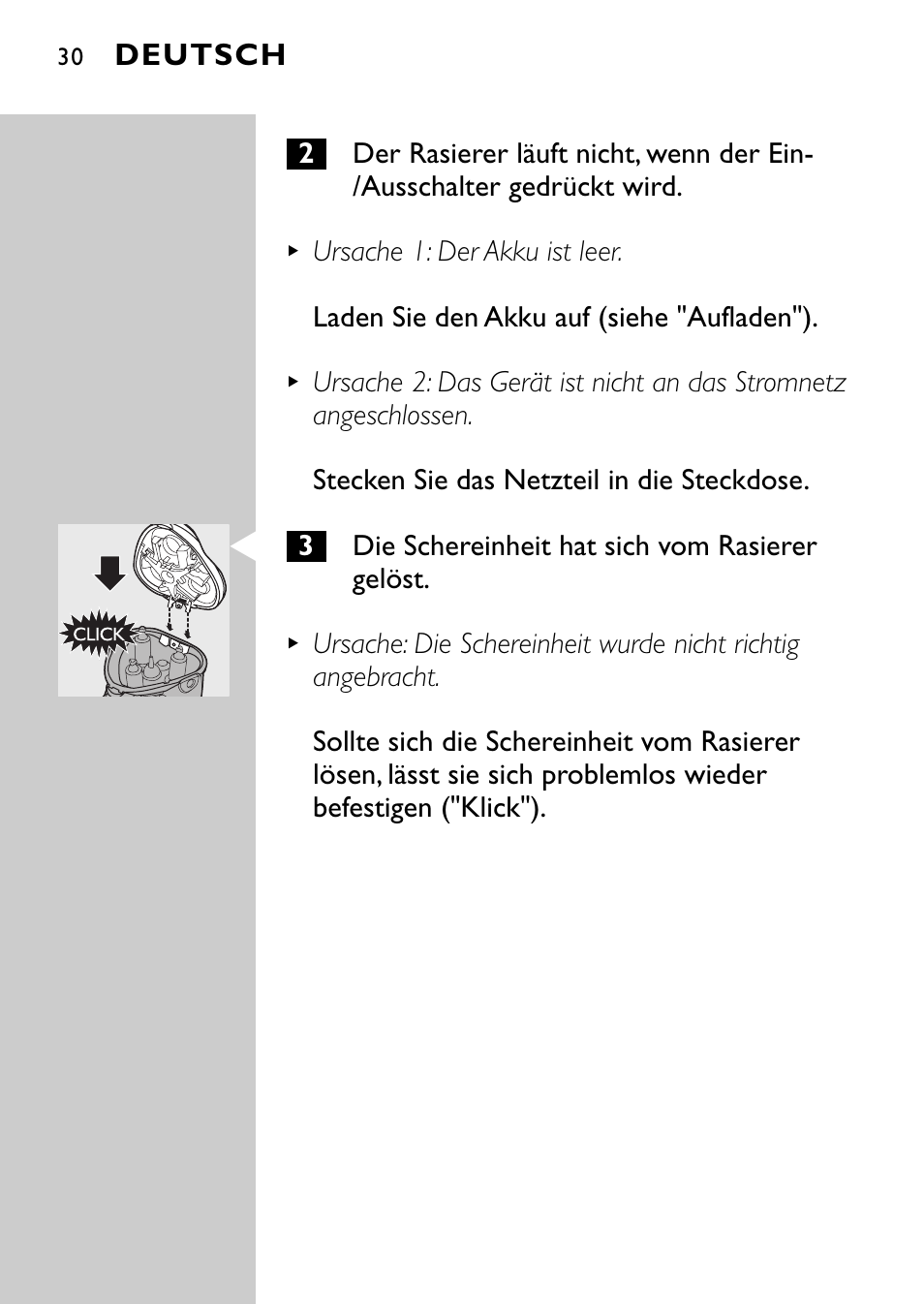 Philips Rasoir électrique User Manual | Page 28 / 112