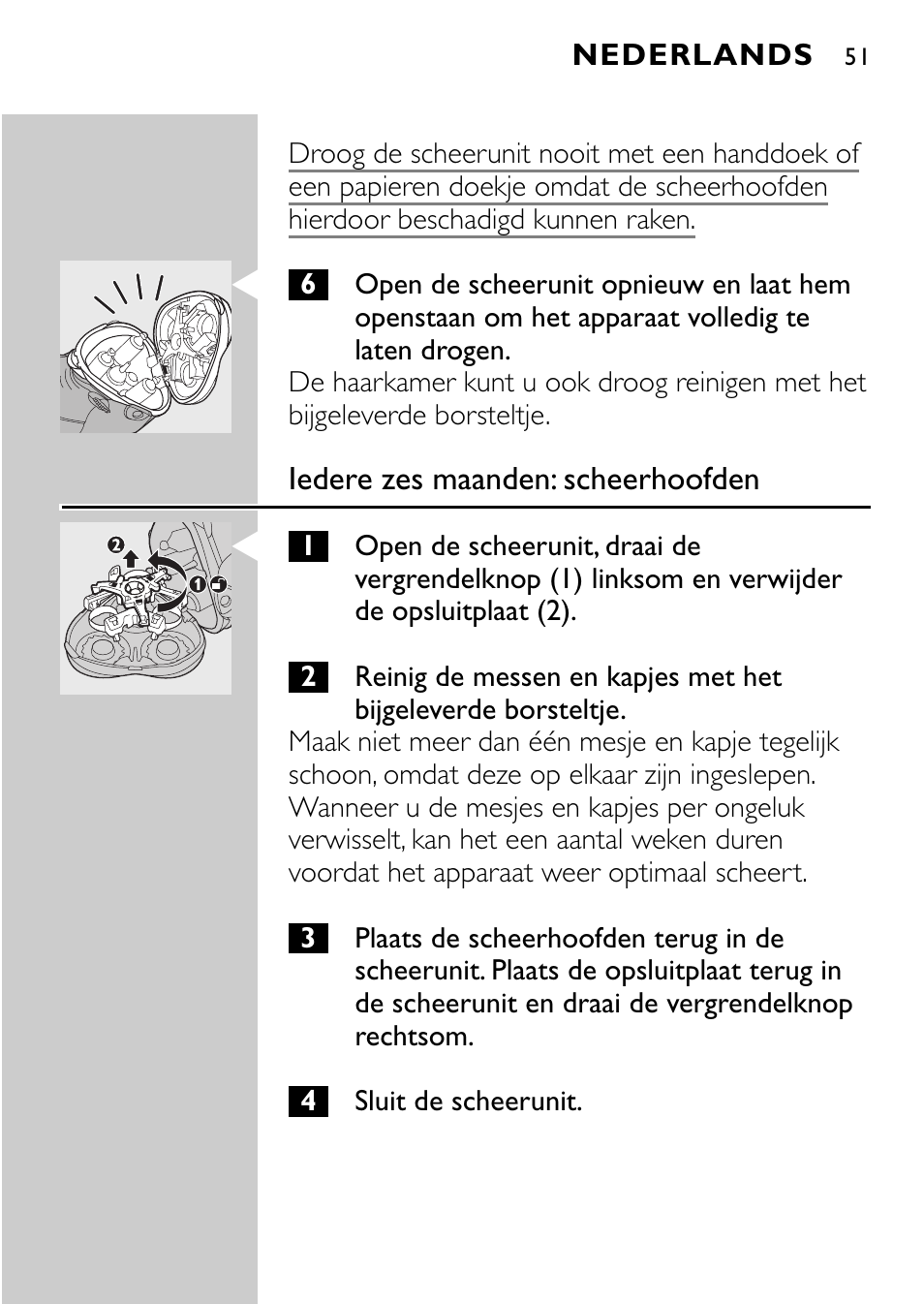 Philips Rasoir électrique User Manual | Page 49 / 112