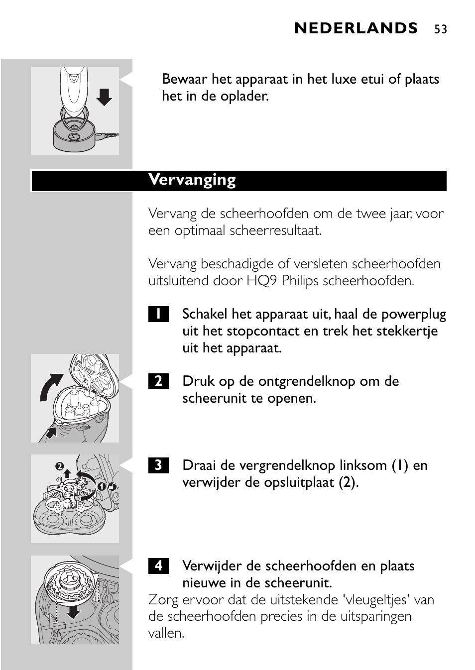 Philips Rasoir électrique User Manual | Page 51 / 112