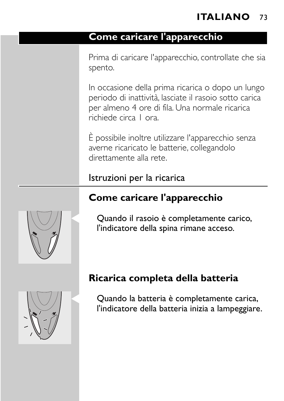 Philips Rasoir électrique User Manual | Page 71 / 112