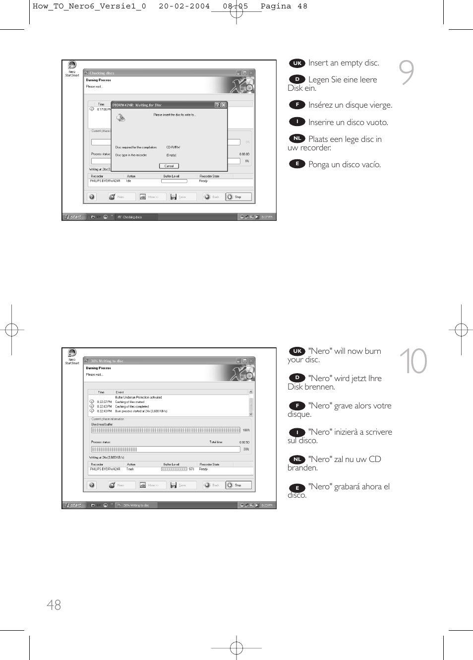 Philips Lecteur interne User Manual | Page 48 / 64