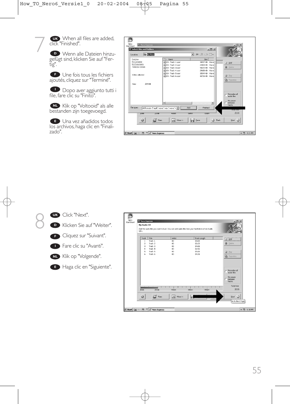 Philips Lecteur interne User Manual | Page 55 / 64