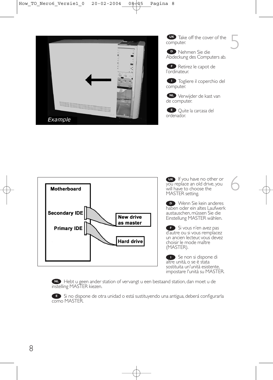 Philips Lecteur interne User Manual | Page 8 / 64