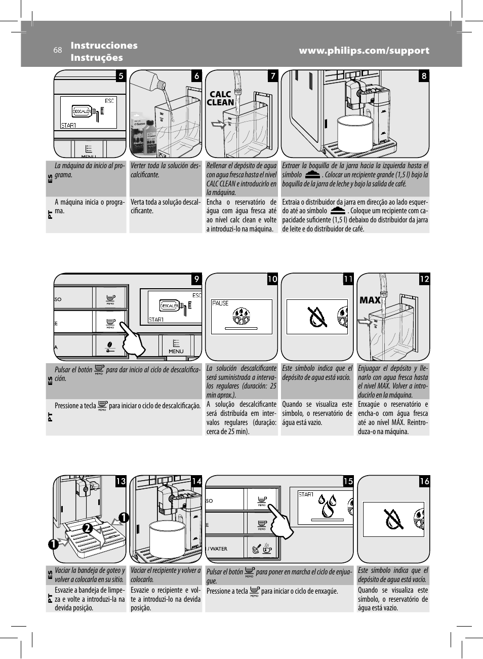 Philips Saeco Moltio Machine espresso Super Automatique User Manual | Page 68 / 80